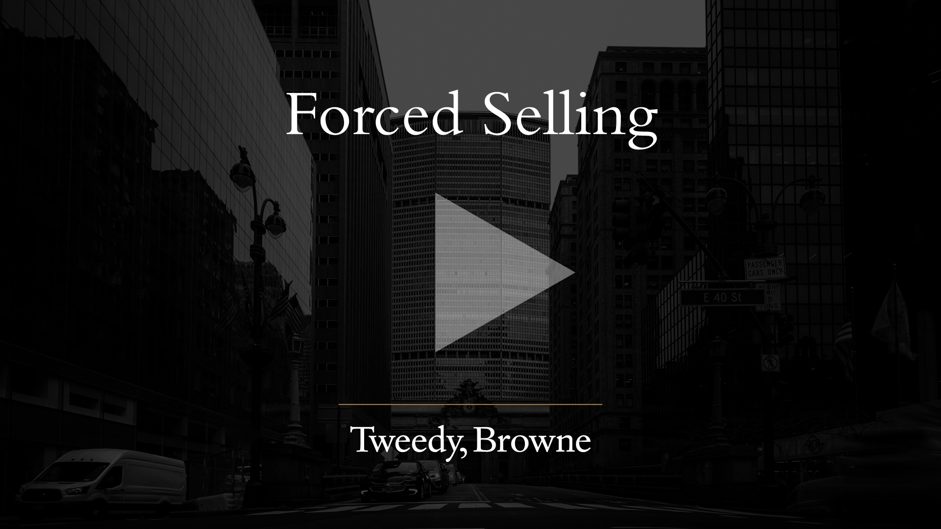 Forced Selling
